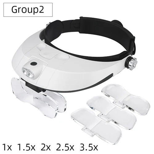 Darkroom Enlarger Lens - Okulary do lutowania z lupą na