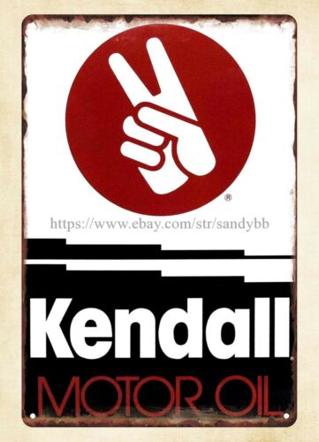 Vintage And Collectible Stores - Metalowy szyld z logo Kendall Motor