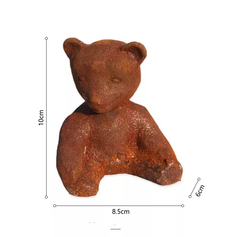 Rustykalne żeliwne figurki nie – Vintage Collectible Bears recenzja i cena