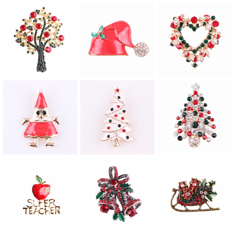 Kolekcja broszek świątecznych  – Vintage Collectible Santa recenzja i cena